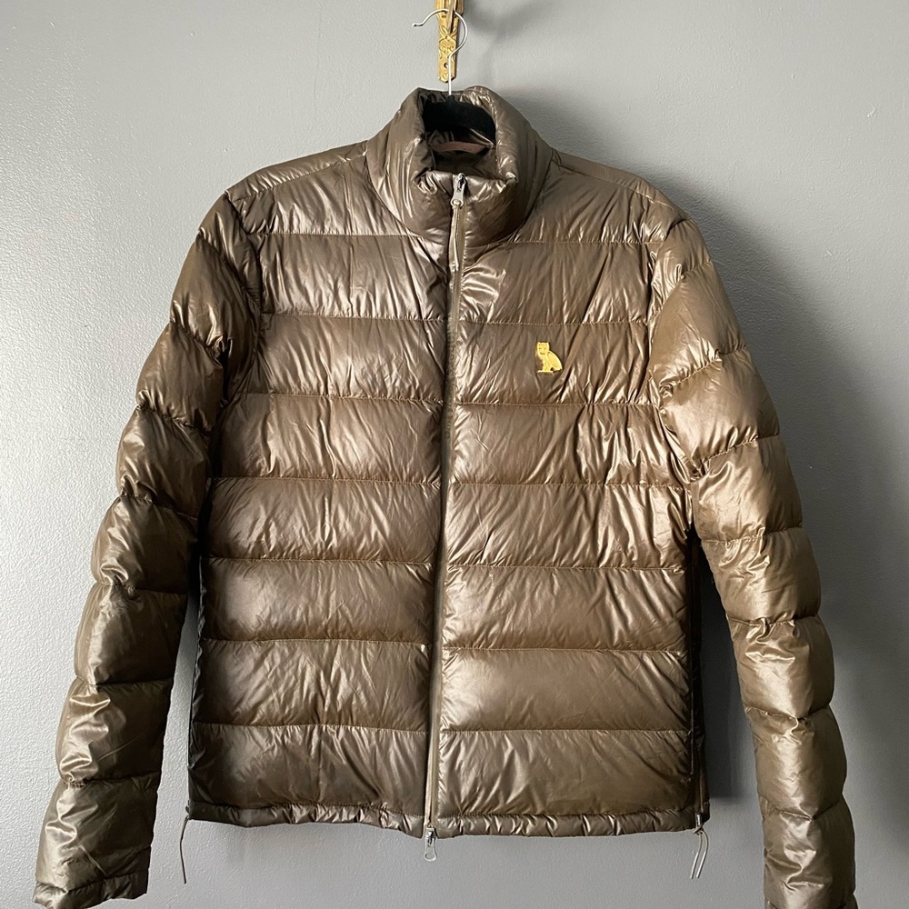 OVO Brown Lightweight Puffer Jacket